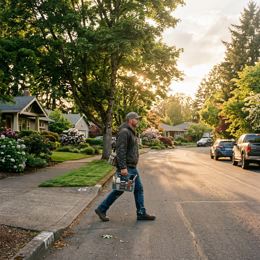 On the job in Oregon